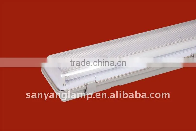 2x18w waterproof fluorescent led ceiling lamp