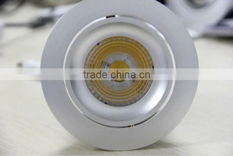 3inch 15W Sharp COB1215 fire rated 80 lm/w 15w square cob led downlight with SAA/C-Tick/CE/CB approved