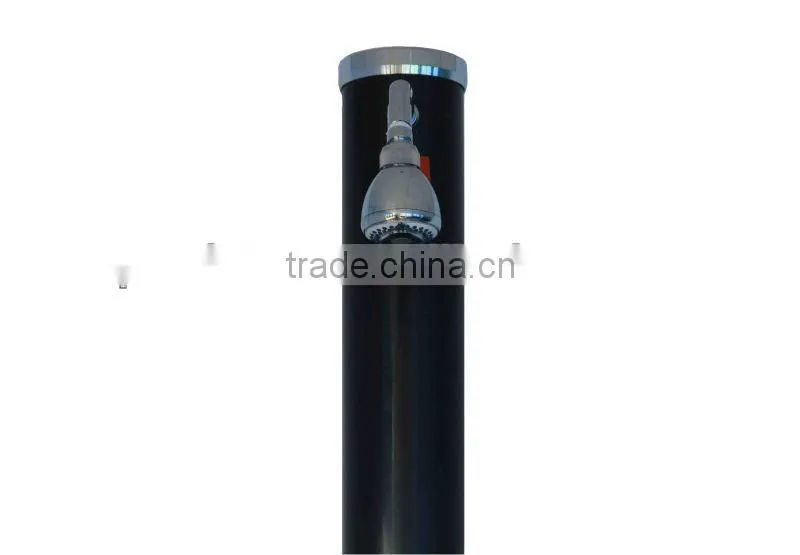 20L Swimming Pool Straight Solar Shower w/ PVC Body P2601 Round Outdoor Garden Shower PVC Outdoor Shower
