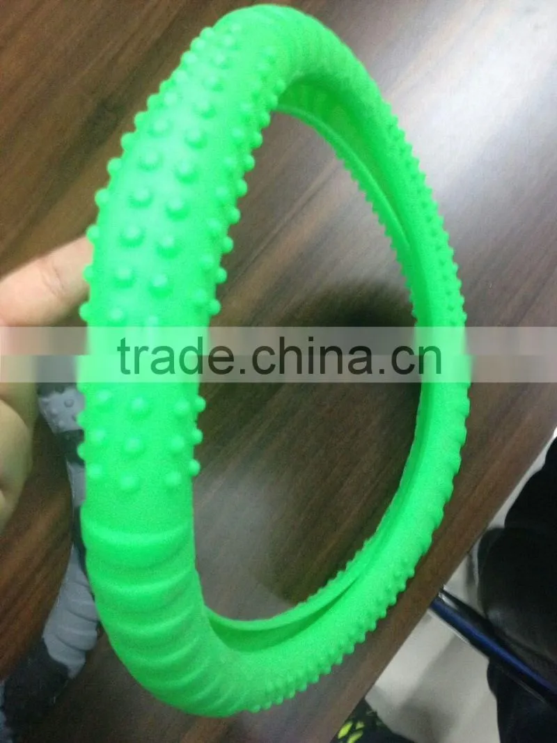 high quality lica gel Car steering wheel cover used auto parts singapore