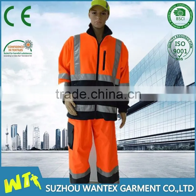 latest design coat pant mens suit reflective safety work trousers