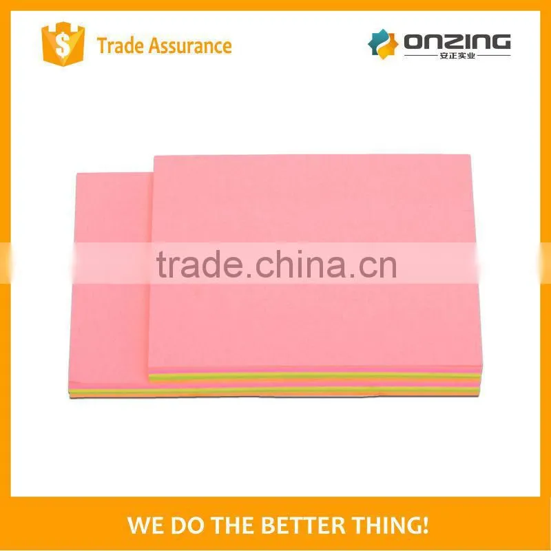 Onzing high quality standard sticky notes
