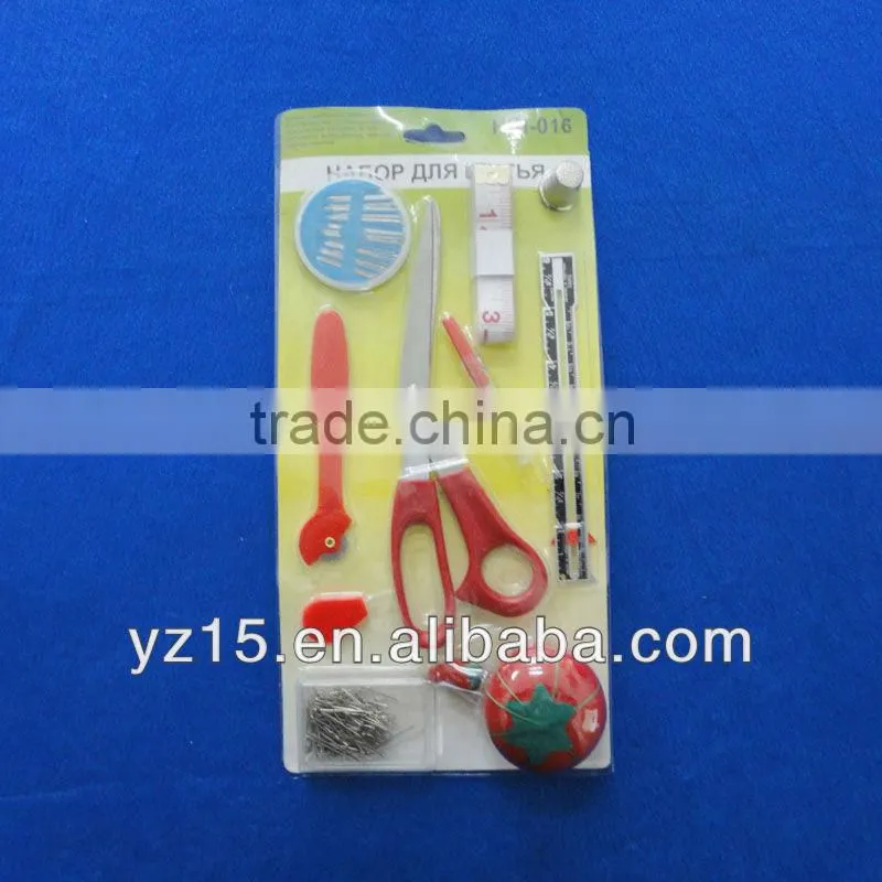 in blister card sewing thread kit