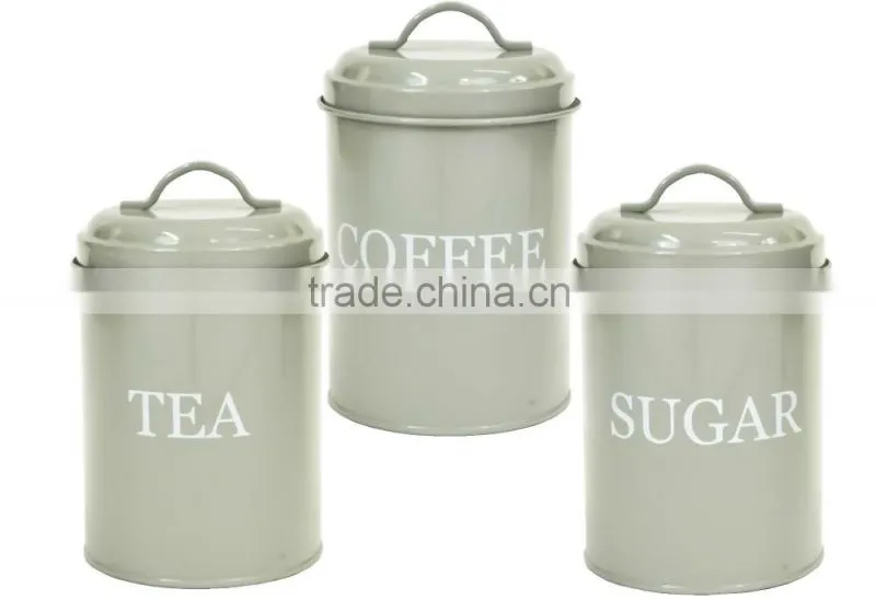Set of 3 Kitchen Storage Canisters