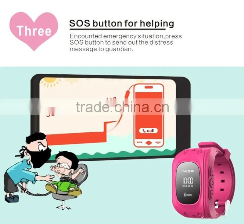 Q50 Smart Watch Phone Children Kid Smart GPS Tracker Anti-Lost Wristwatch Q50 dial call Smartwatch for IPHONE iOS Android phone