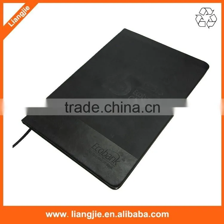 a4 a5 a6 hard cover mole skin notebook with company logo debossed