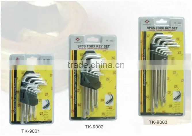 Hot product Allen key 9PCS hex Key mechanical hand tool