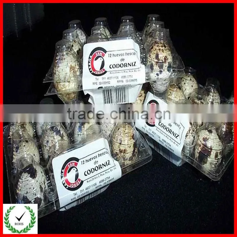 cheap whloesale 4/6/8/12/15/24/30 plastic egg tray /quail egg tray packing manufacture