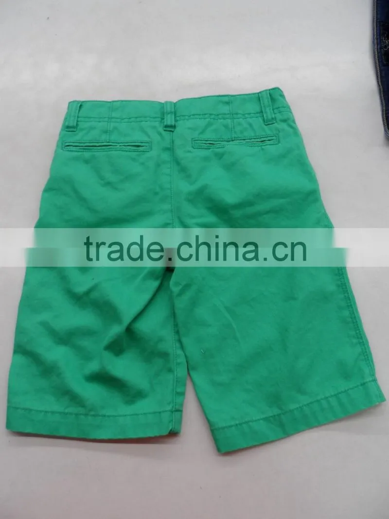 Custom 100% cotton canavas latest boys half cool design short pant