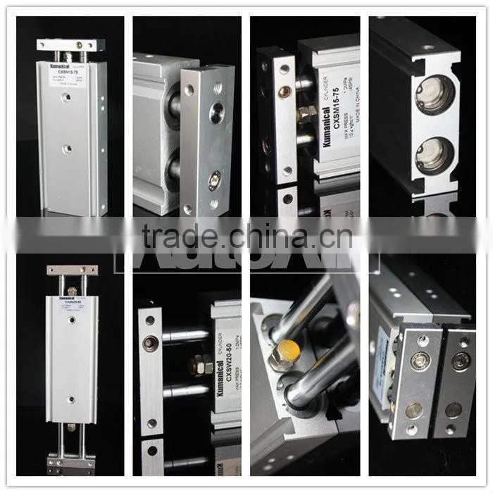 Manufacture of Dual rod pneumatic cylinder ,double piston rod oil cylinder