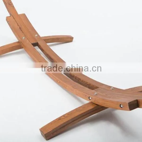 Jungle Rocking Arc Wood Hammock Chair Stand