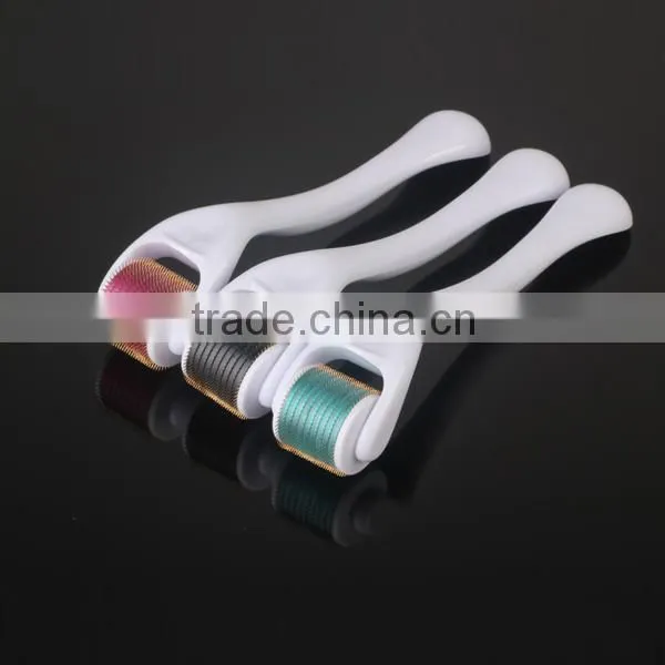 Vibrating massage roller hair loss treatment 540 titanium alloy needle dermarollers