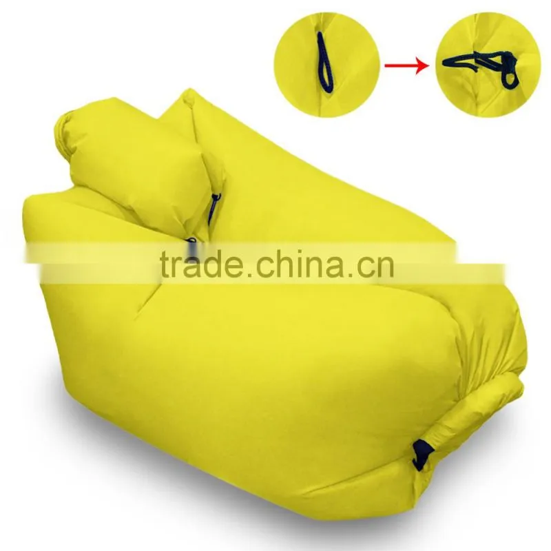 Factory Wholesale 3 season type and air filling inflatable sleeping bag