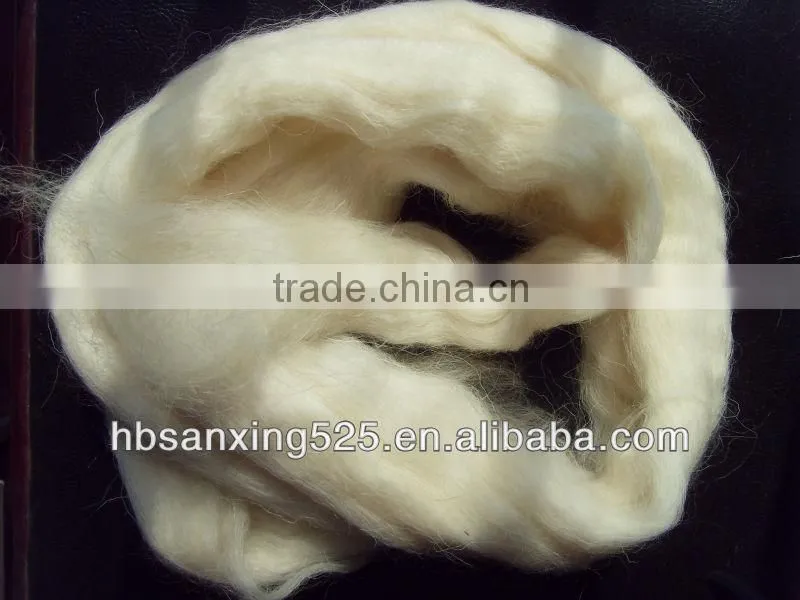 60S 24.1um 72mmh 100% pure high quality Australia scoured wool top