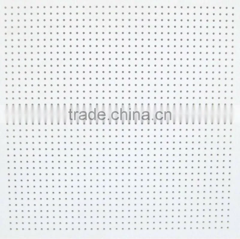 Absorption gypsum ceiling tiles