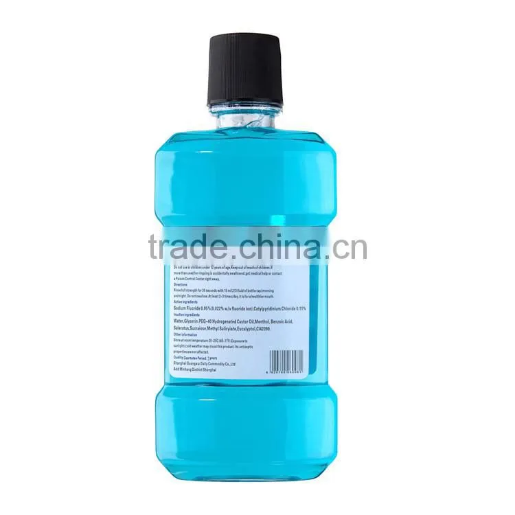 Hotselling Best Quality Breathrx Anti Bacterial Mouth Rinse Mint Mouthwash