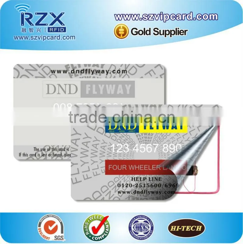 Factory price GEN2 UHF chip smart card/ access control card
