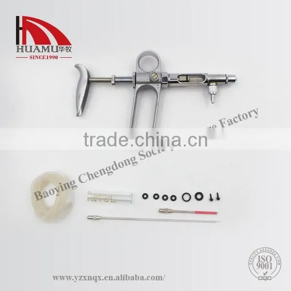 pet automatic syringe 2 ml 190*51 mm metal syringe