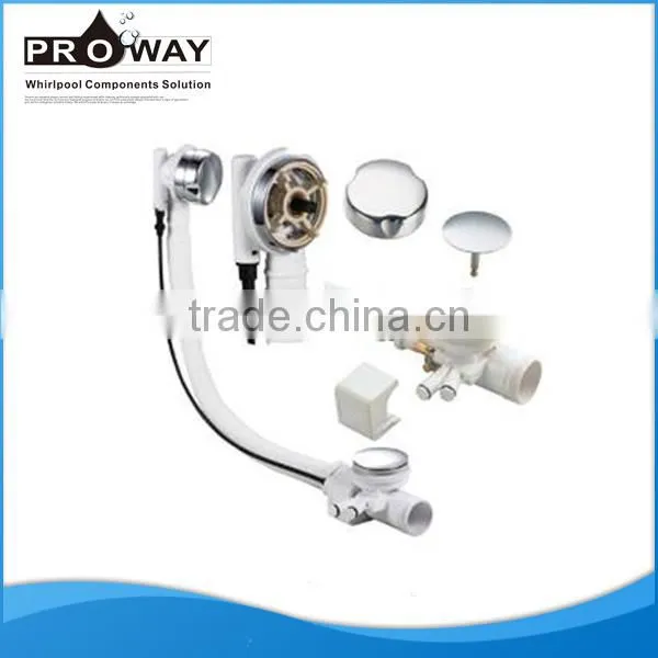 High quality reliable price drainer for bathtub with chrome finish small Zn Alloy plug chrome bounce sink drainer