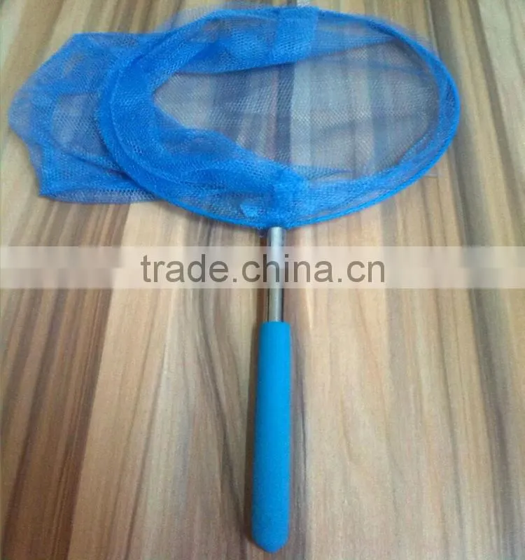 Telescopic stainless steel butterfly net, plastic fishing net, gardon insect net