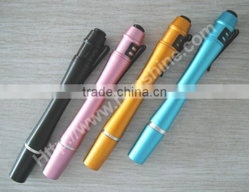 2*aaa battery 0.5w pen light linc ball point pens