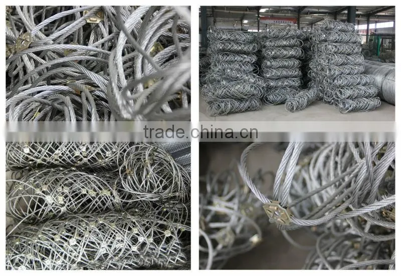 Rockfall Barriers Rockfall Attenuator System SNS protective mesh