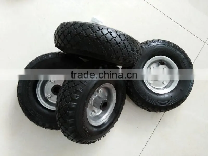 10" PU Foam Beach Trolley Wheels Made in China
