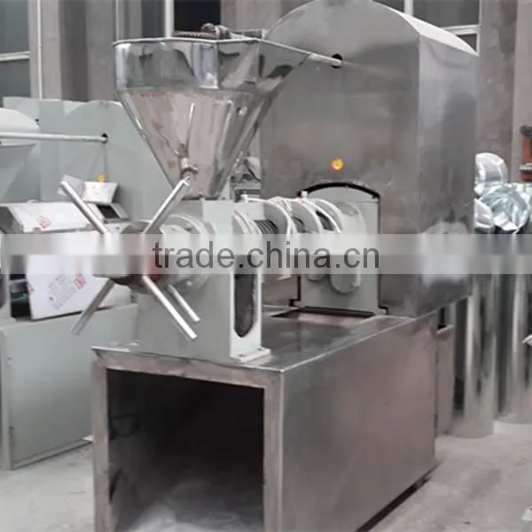 China hot press machine for peanut oil with cooker