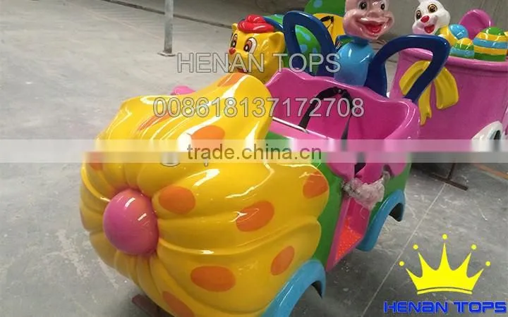 Indoor Soft Play Equipment Electrical Train High Mini Shuttle