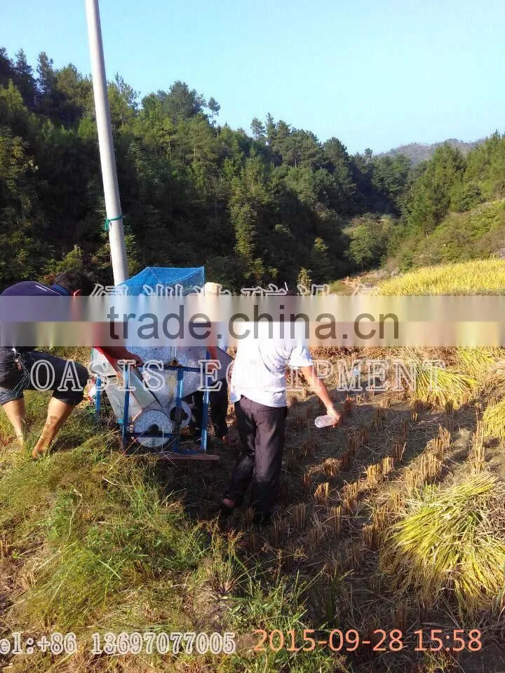 Diesel engine drive rice thresher,rice sheller thresher machine,Direct factory wholesale small threshing machine