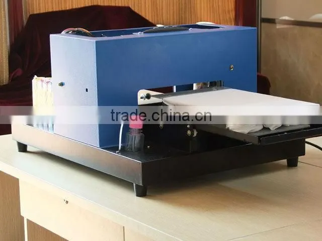A4 Size Inkjet Digital Flatbed Color Printer For Wood, Glass, Crystal, ABS, Acrylic, Metal, Stone,Leather,Garment
