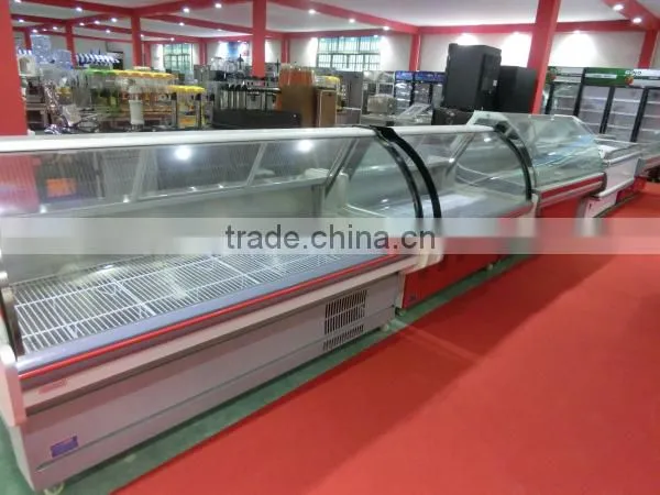 High quality floor standing glass display cabinet showcase