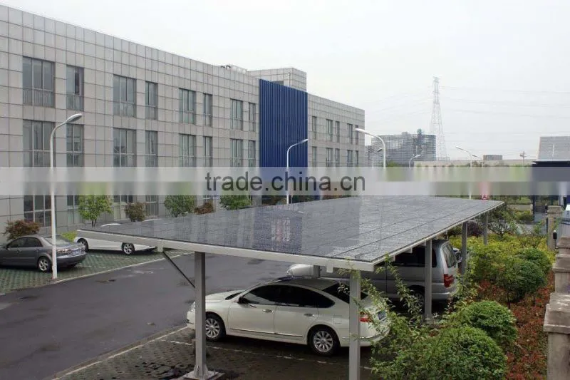 new technology Resistance wind Aluminum solar carport