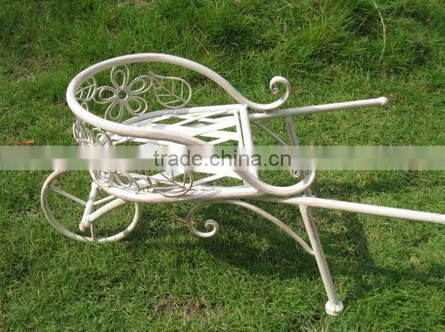 Vintage Wrought Irons Antirust Metal Antique Outdoor Decorative Garden Flower Planter Stand