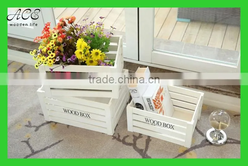 Small wooden box Home decorative storage box