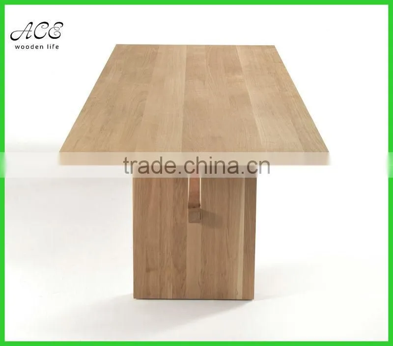 Solid wood table