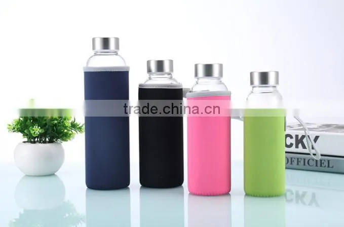 Insulated heat resistant borosilicate hot sport water bottle