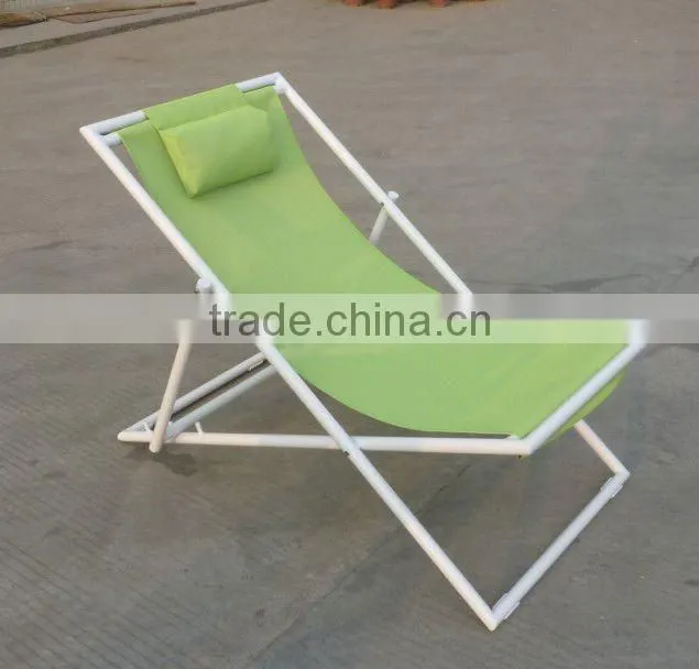 outdoor sling fabric folding lounge fishing chair