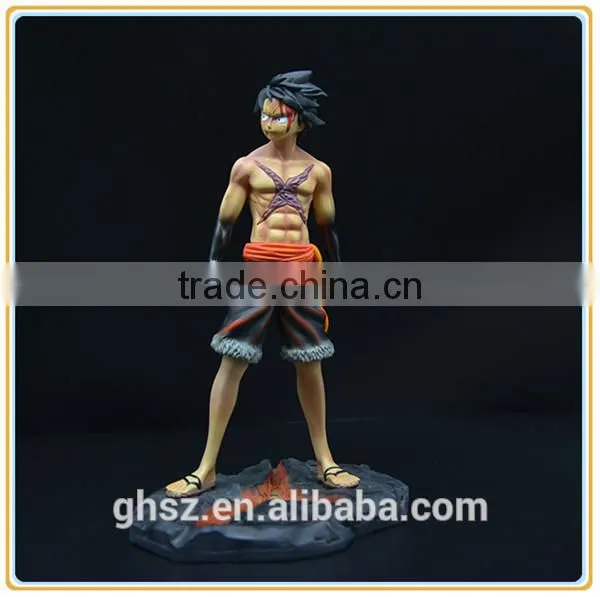 Custom plastic ancient statue hand paint craft pvc fighter figurine manufaturer