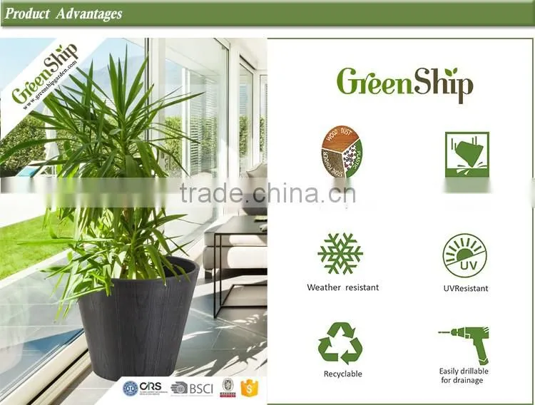 Terracotta Plastic Flower Pot For Outdoor/Indoor Garden products