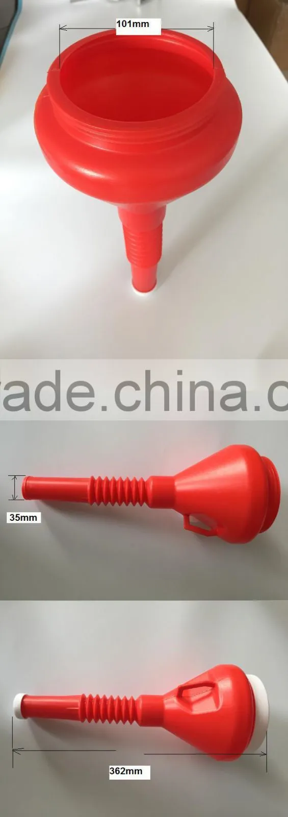 Home Car Motocycle Use Plastic Double Two Capped Funnel 150880