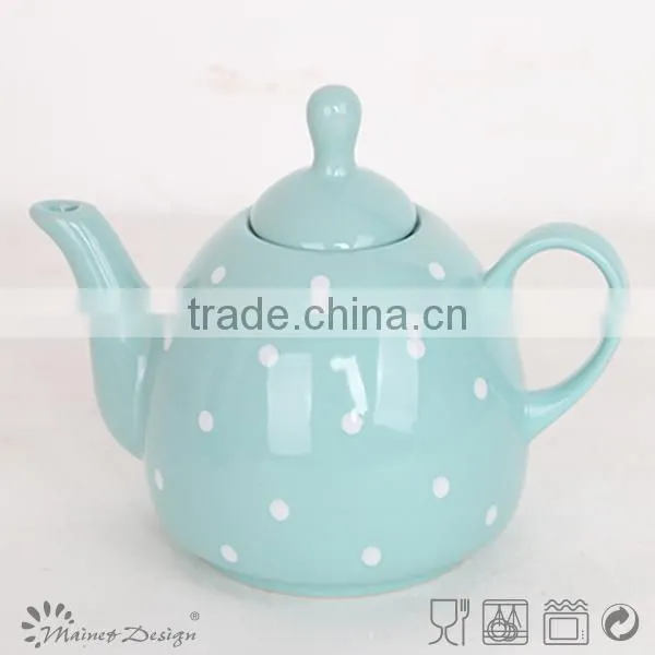 1800ml eiffel tower ceramic tea pot