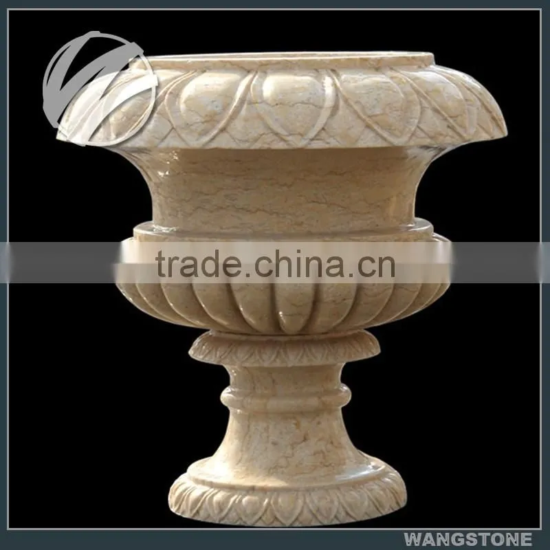 Vintage Handmade Custom Stone Planter in the Garden