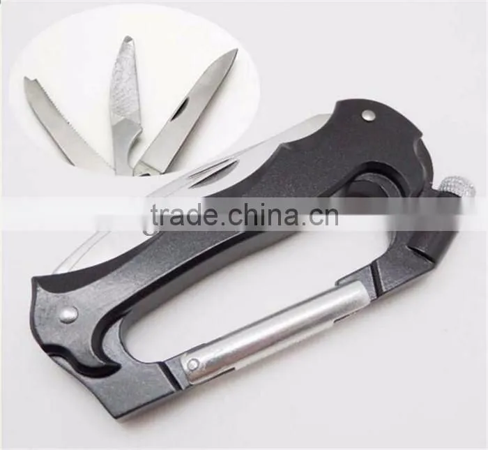 Special gift products multifunction portable carabiner with LED