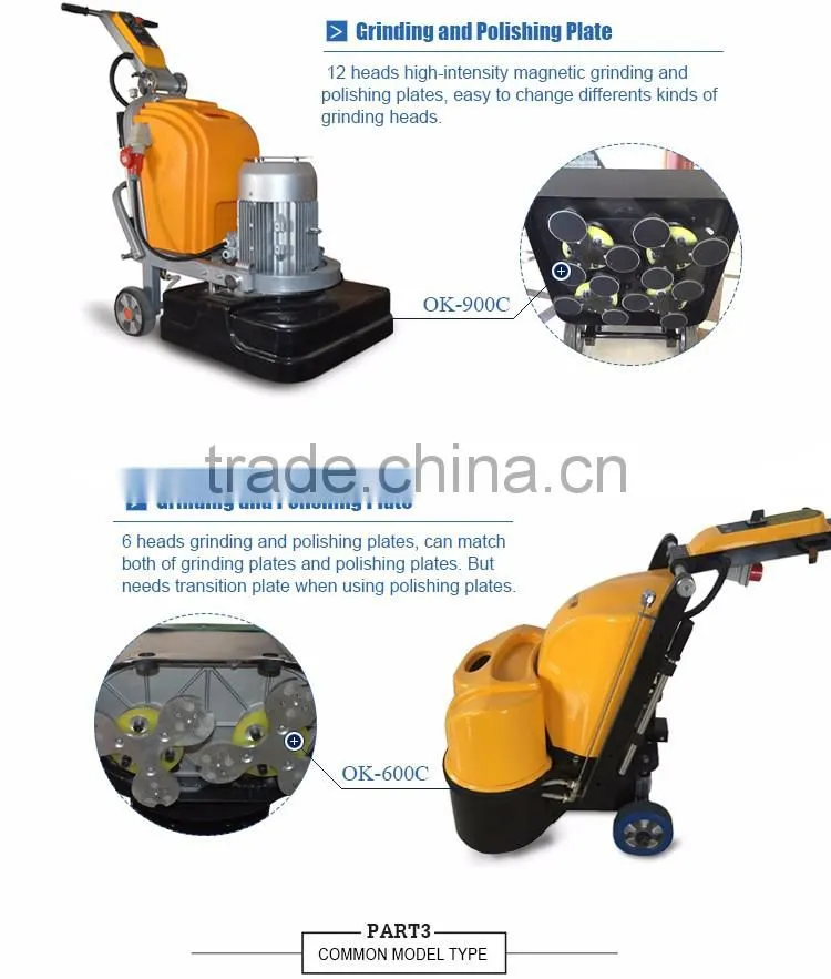 Epoxy crystal surface grinder