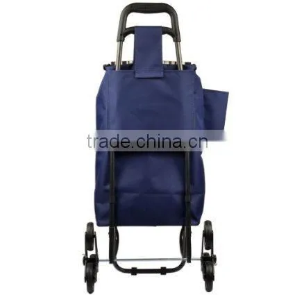 Promotional Shopping Trolley Bag With Wheels/Vegetable Shopping Trolley Bag