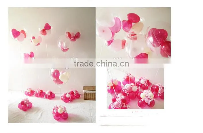 12 Inch Transparent Party Latex Free Balloons Wedding Decoration Balloon Balloon Stand For Decoration