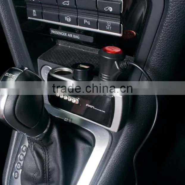 3 Way Diamond Car Cigarette Lighter Adapter Outlets with USB for iPhone , Tablet