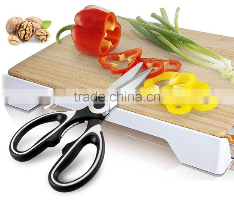 Ideal as Chicken, Poultry, Fish, Meat & Herb Scissors Heavy Duty Kitchen Shears Scissors