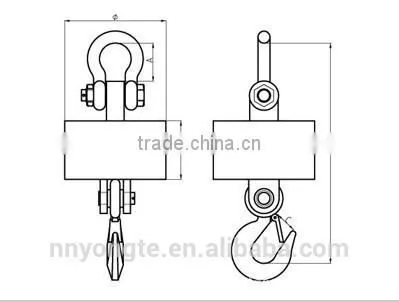 Wireless Electric Weighing Scale With Printer/Crane Scale